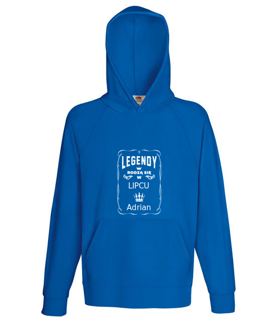 Jestem legenda urodzilem sie w bluza z nadrukiem urodziny mezczyzna jipi pl 804 137