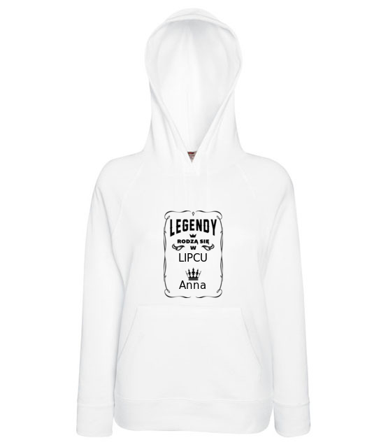 Jestem legenda urodzilem sie w bluza z nadrukiem urodziny kobieta jipi pl 803 145