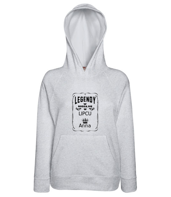 Jestem legenda urodzilem sie w bluza z nadrukiem urodziny kobieta jipi pl 803 148