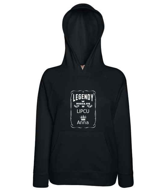 Jestem legenda urodzilem sie w bluza z nadrukiem urodziny kobieta jipi pl 804 144