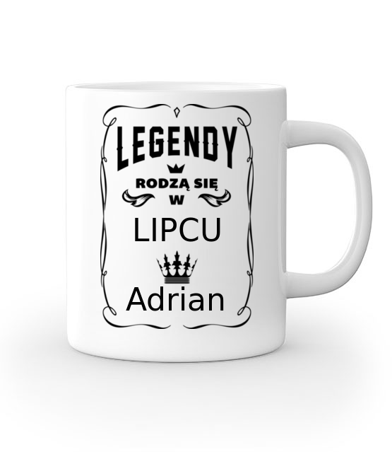 Jestem legenda urodzilem sie w kubek z nadrukiem urodziny gadzety jipi pl 803 159