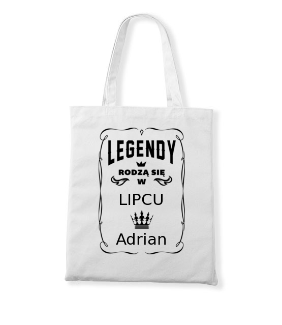 Jestem legenda urodzilem sie w torba z nadrukiem urodziny gadzety jipi pl 803 161
