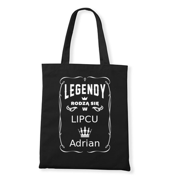 Jestem legendą, urodziłem się w… - Torba z nadrukiem - Urodziny - Gadżety