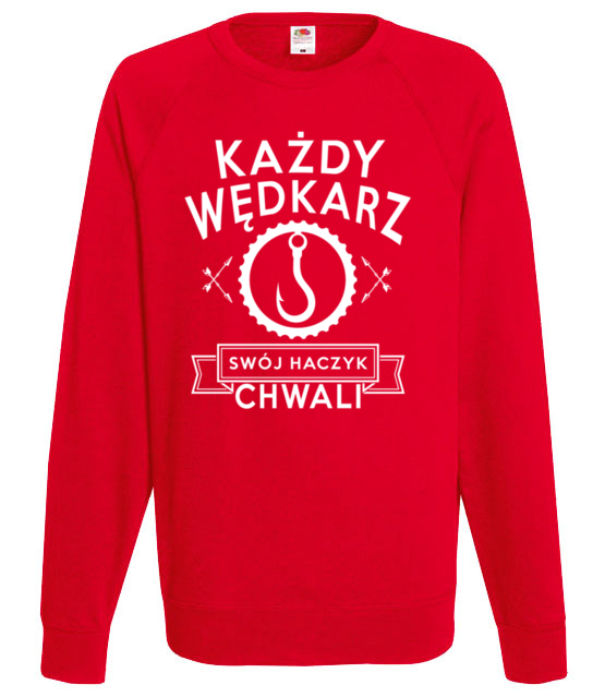 Kazdy wedkarz swoj haczyk chwali bluza z nadrukiem dla wedkarza mezczyzna jipi pl 810 108
