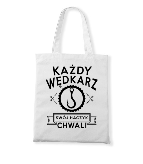 Kazdy wedkarz swoj haczyk chwali torba z nadrukiem dla wedkarza gadzety jipi pl 809 161