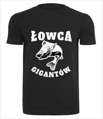 Jestem łowcą gigantów - Koszulka z nadrukiem - dla wędkarza - Męska