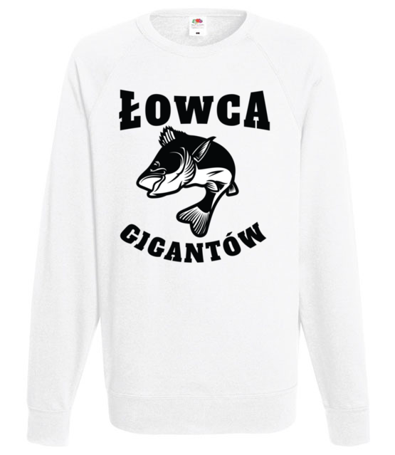 Jestem lowca gigantow bluza z nadrukiem dla wedkarza mezczyzna jipi pl 812 106