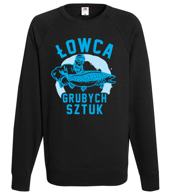 Gruba ryba to nie problem bluza z nadrukiem dla wedkarza mezczyzna jipi pl 816 107