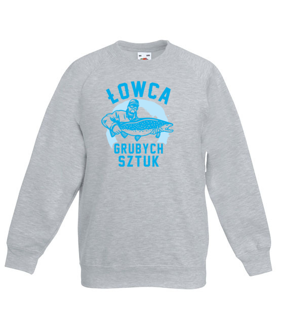 Gruba ryba to nie problem bluza z nadrukiem dla wedkarza dziecko jipi pl 816 128