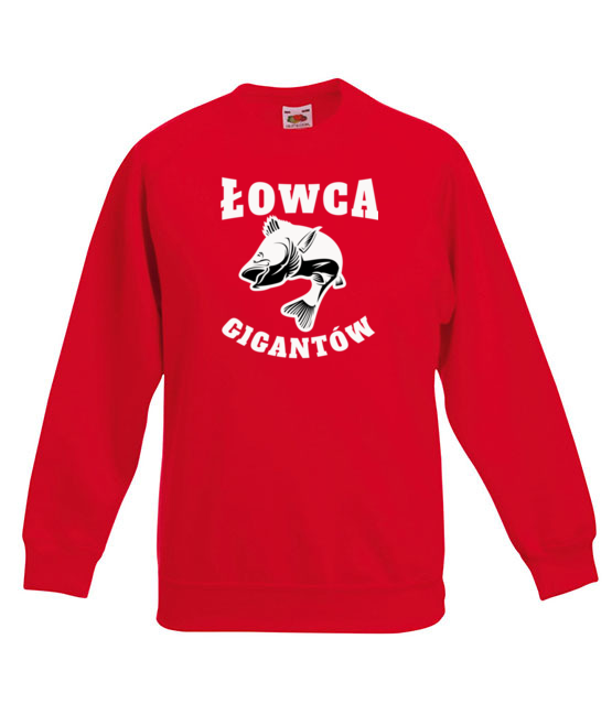 Jestem lowca gigantow bluza z nadrukiem dla wedkarza dziecko jipi pl 813 125