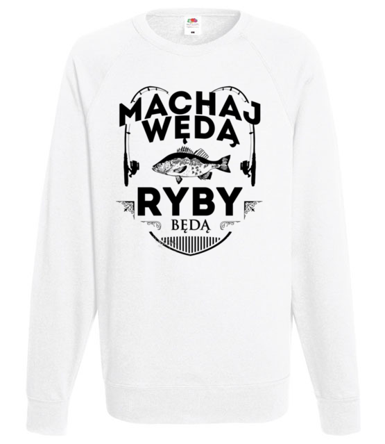 Machaj machaj ino zwawo bluza z nadrukiem dla wedkarza mezczyzna jipi pl 818 106
