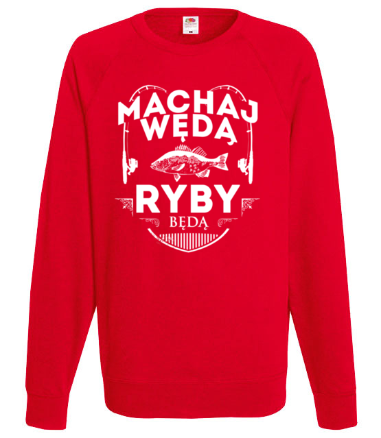 Machaj machaj ino zwawo bluza z nadrukiem dla wedkarza mezczyzna jipi pl 819 108