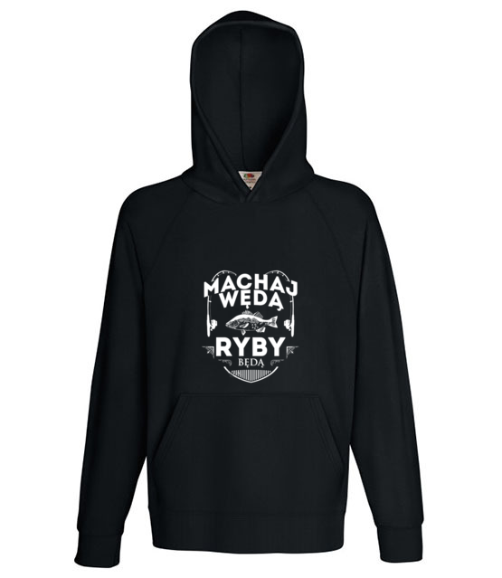 Machaj machaj ino zwawo bluza z nadrukiem dla wedkarza mezczyzna jipi pl 819 134