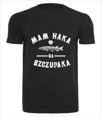 Czy masz haka na szczupaka?  - Koszulka z nadrukiem - dla wędkarza - Męska