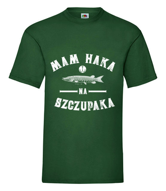 Czy masz haka na szczupaka?  - Koszulka z nadrukiem - dla wędkarza - Męska