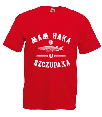 Czy masz haka na szczupaka?  - Koszulka z nadrukiem - dla wędkarza - Męska