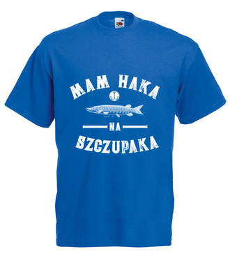 Czy masz haka na szczupaka?  - Koszulka z nadrukiem - dla wędkarza - Męska