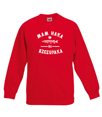 Czy masz haka na szczupaka?  - Bluza z nadrukiem - dla wędkarza - Dziecięca
