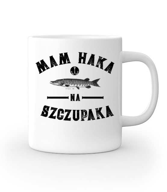 Czy masz haka na szczupaka kubek z nadrukiem dla wedkarza gadzety jipi pl 820 159