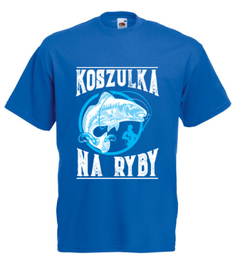 Koszulka na ryby  - Koszulka z nadrukiem - dla wędkarza - Męska