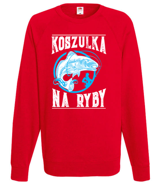 Koszulka na ryby  - Bluza z nadrukiem - dla wędkarza - Męska
