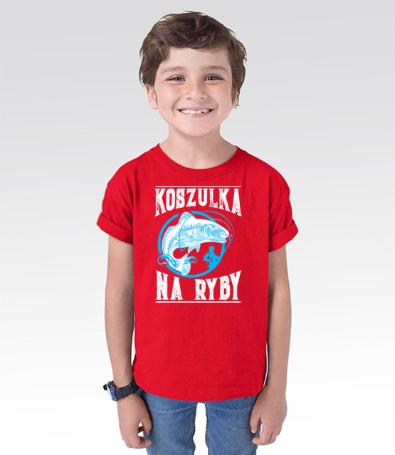 Koszulka na ryby koszulka z nadrukiem wedkarskie dziecko jipi pl 824 102