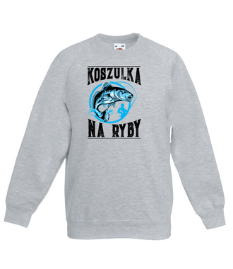 Koszulka na ryby  - Bluza z nadrukiem - dla wędkarza - Dziecięca