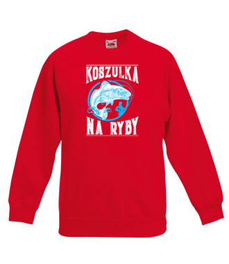 Koszulka na ryby  - Bluza z nadrukiem - dla wędkarza - Dziecięca