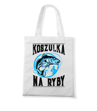 Koszulka na ryby  - Torba z nadrukiem - dla wędkarza - Gadżety