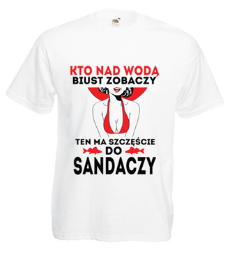 Sposób na sandacza  - Koszulka z nadrukiem - dla wędkarza - Męska
