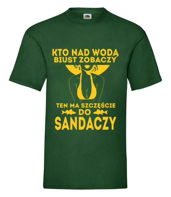 Sposob na sandacza koszulka z nadrukiem dla wedkarza mezczyzna jipi pl 1097 188