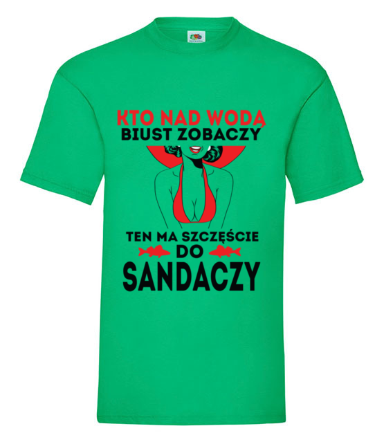 Sposob na sandacza koszulka z nadrukiem dla wedkarza mezczyzna jipi pl 825 186