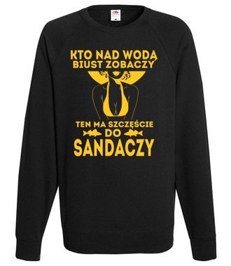 Sposób na sandacza  - Bluza z nadrukiem - dla wędkarza - Męska