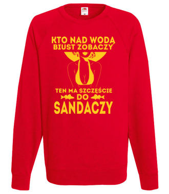 Sposób na sandacza  - Bluza z nadrukiem - dla wędkarza - Męska