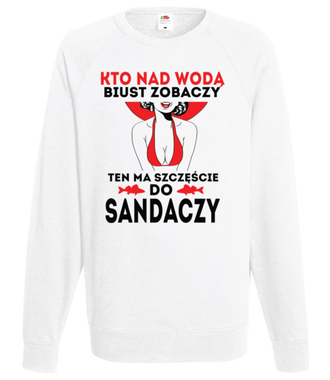 Sposób na sandacza  - Bluza z nadrukiem - dla wędkarza - Męska
