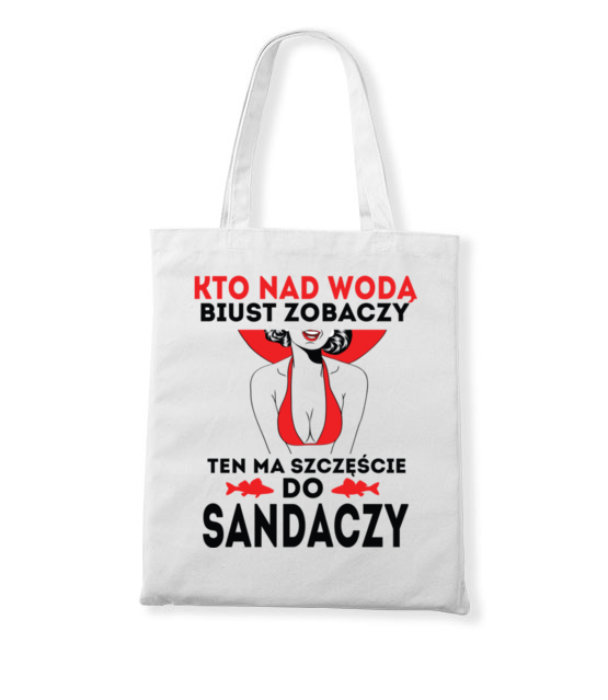 Sposob na sandacza torba z nadrukiem dla wedkarza gadzety jipi pl 825 161