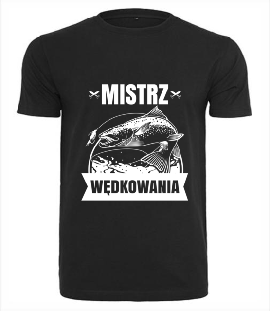 Mistrz moze byc tylko jeden koszulka z nadrukiem dla wedkarza mezczyzna jipi pl 827 1