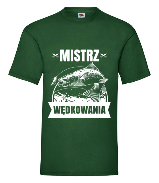 Mistrz moze byc tylko jeden koszulka z nadrukiem dla wedkarza mezczyzna jipi pl 827 188