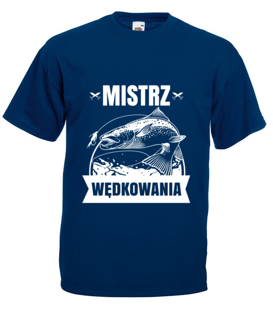 Mistrz moze byc tylko jeden koszulka z nadrukiem dla wedkarza mezczyzna jipi pl 827 3