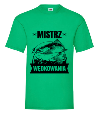 Mistrz może być tylko jeden - Koszulka z nadrukiem - dla wędkarza - Męska