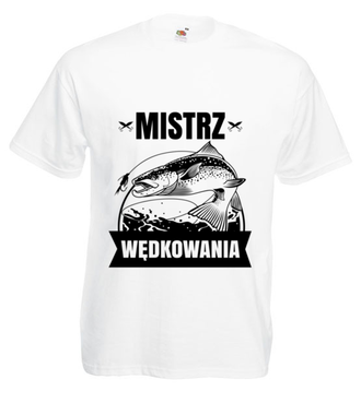 Mistrz może być tylko jeden - Koszulka z nadrukiem - dla wędkarza - Męska