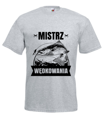 Mistrz może być tylko jeden - Koszulka z nadrukiem - dla wędkarza - Męska