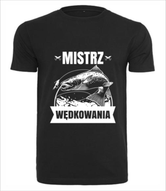 Mistrz może być tylko jeden - Koszulka z nadrukiem - dla wędkarza - Męska