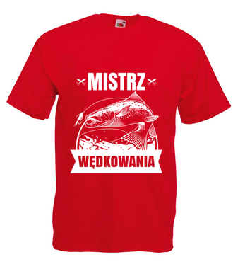 Mistrz może być tylko jeden - Koszulka z nadrukiem - dla wędkarza - Męska