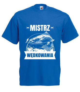 Mistrz może być tylko jeden - Koszulka z nadrukiem - dla wędkarza - Męska