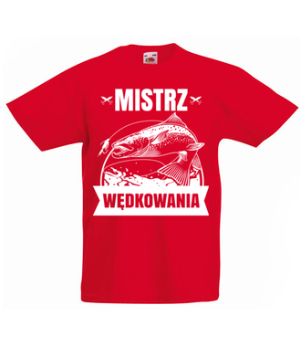 Mistrz może być tylko jeden - Koszulka z nadrukiem - dla wędkarza - Dziecięca