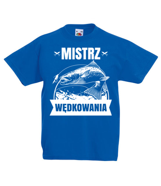 Mistrz może być tylko jeden - Koszulka z nadrukiem - dla wędkarza - Dziecięca