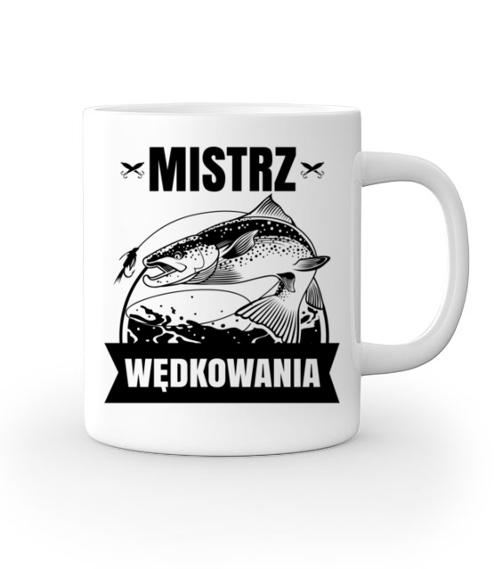 Mistrz moze byc tylko jeden kubek z nadrukiem dla wedkarza gadzety jipi pl 826 159