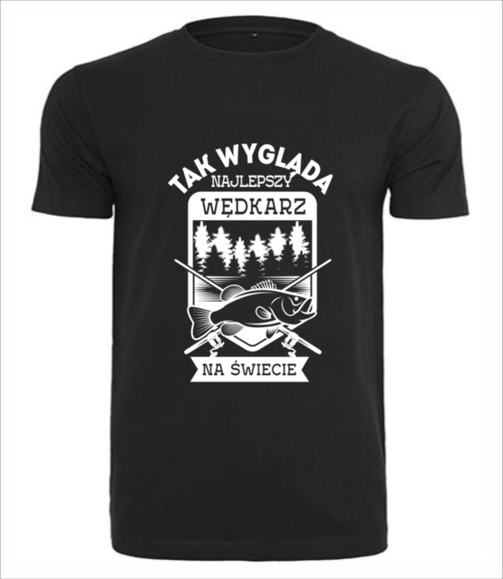 Najlepszy wedkarz na swiecie koszulka z nadrukiem dla wedkarza mezczyzna jipi pl 835 1