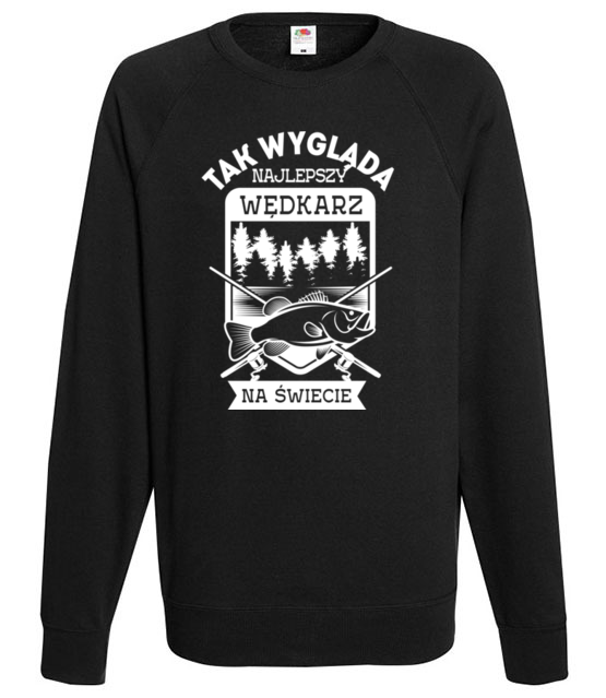 Najlepszy wedkarz na swiecie bluza z nadrukiem dla wedkarza mezczyzna jipi pl 835 107